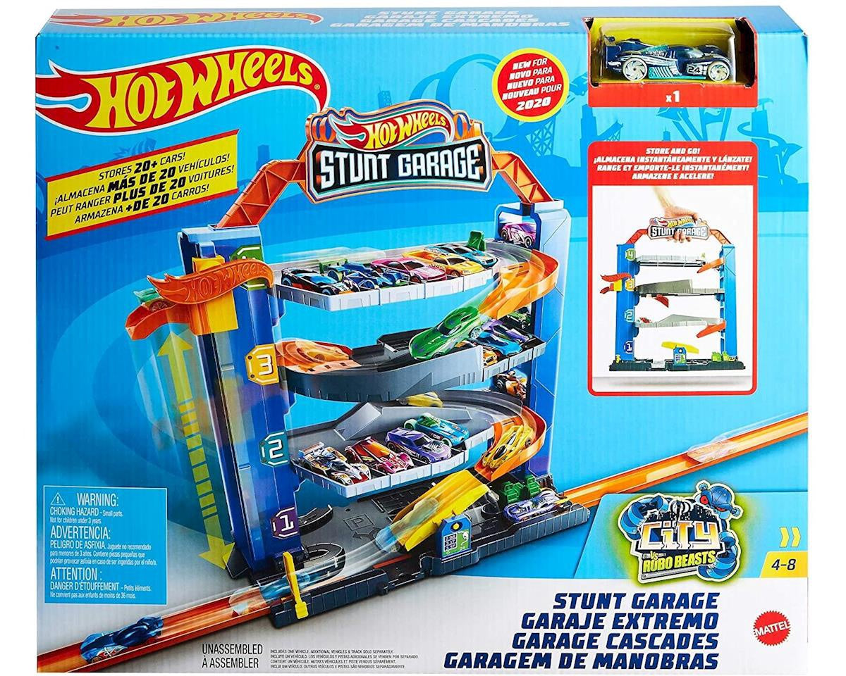 Hot Wheels City Stunt Garage Play Set