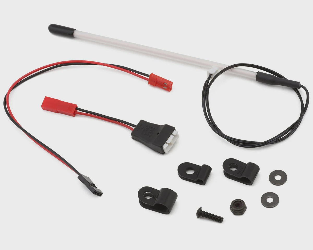TrickWhip Super Bright Scale Whip Light Tube (12V) w/12V-3V Voltage Regulator & Receiver Cable