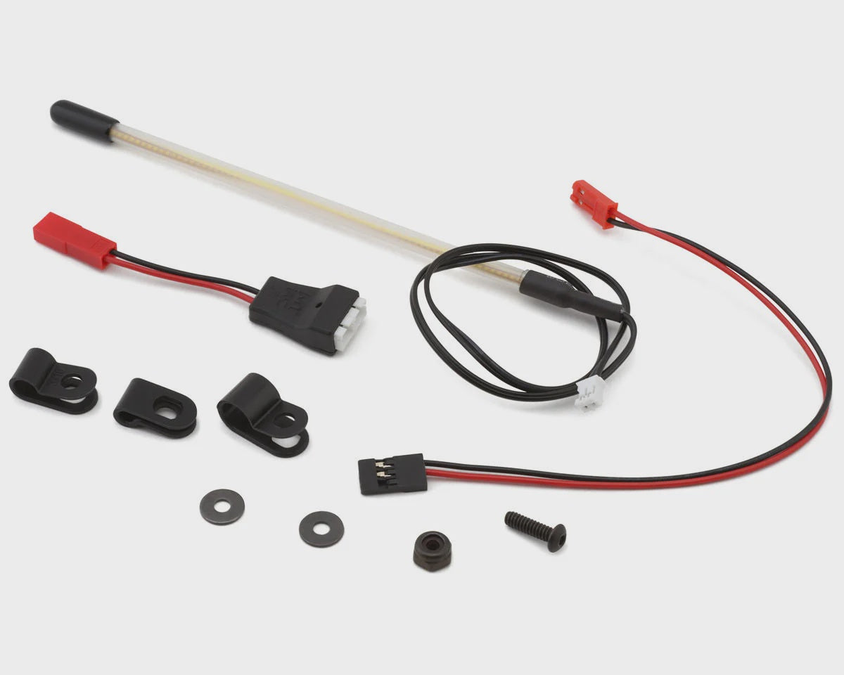 TrickWhip Super Bright Scale Whip Light Tube (12V) w/12V-3V Voltage Regulator & Receiver Cable