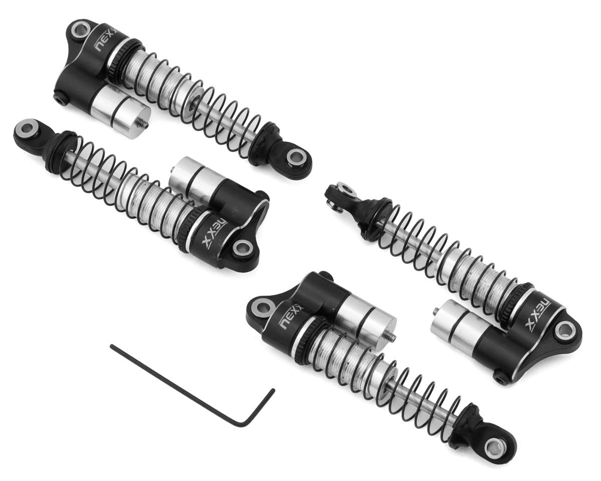 Traxxas 1/18 TRX-4M Reservoir Aluminum Threaded Oil-Filled Shocks