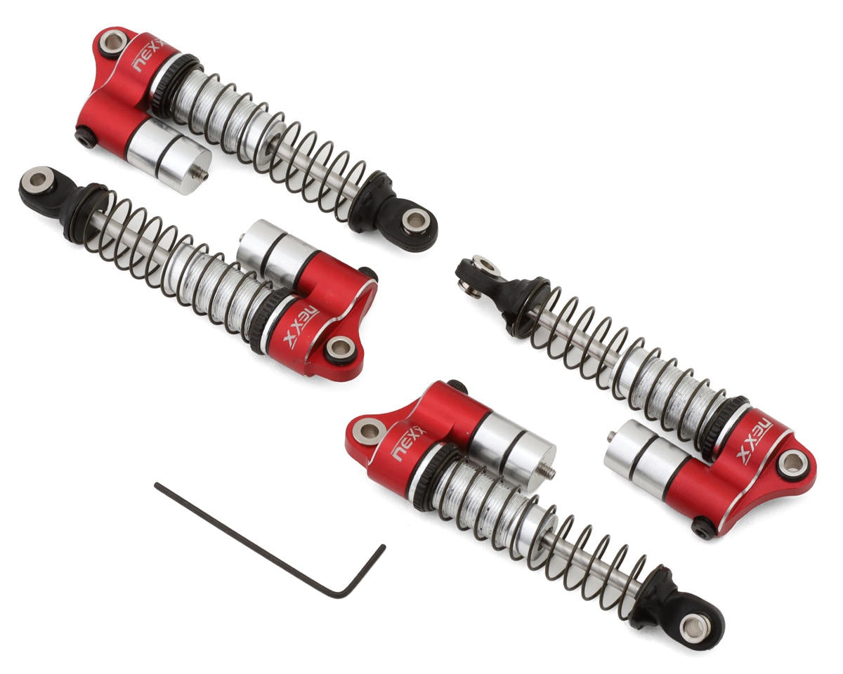 Traxxas 1/18 TRX-4M Reservoir Aluminum Threaded Oil-Filled Shocks