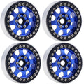B1 Aluminum 1.9 Beadlock Wheels 9mm Hubs for 1/10 Rock Crawler