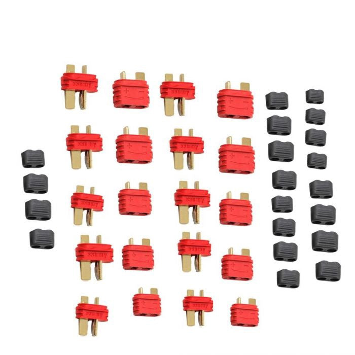 Sheathed t-Style Male + Female Deans Plug