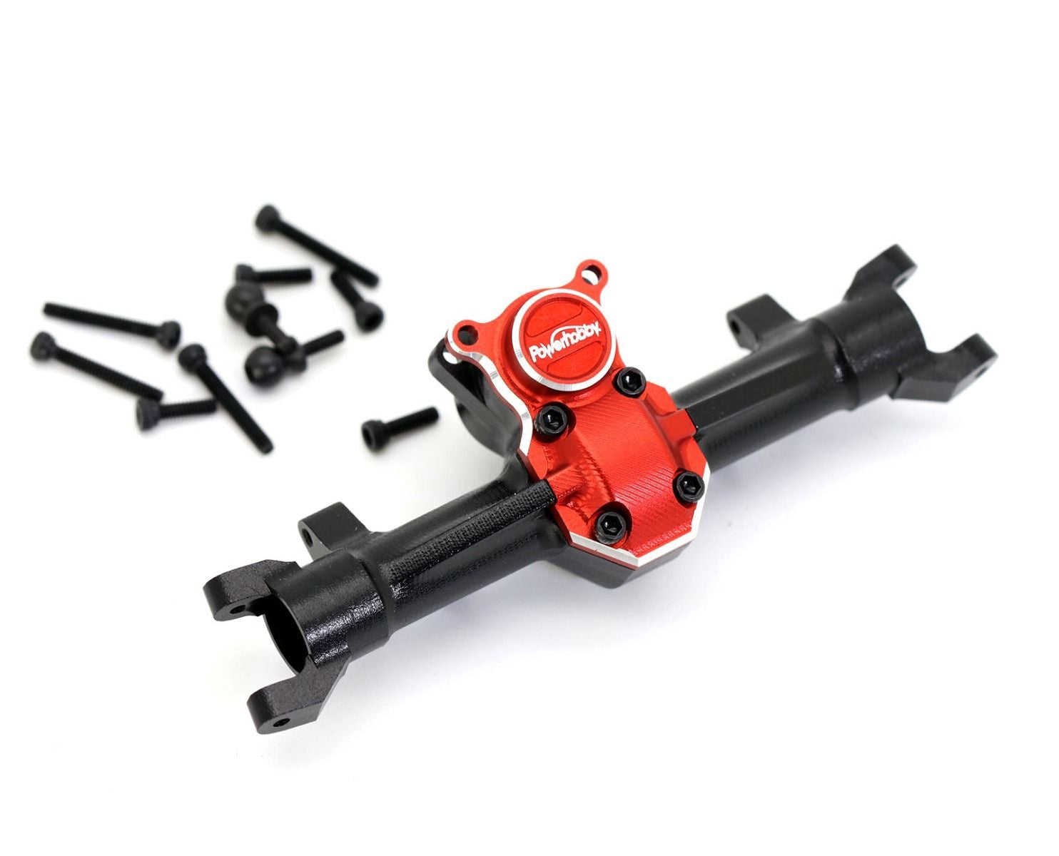Axial SCX24 Aluminum Axle Diff Housing w/ Worm Gear Cover