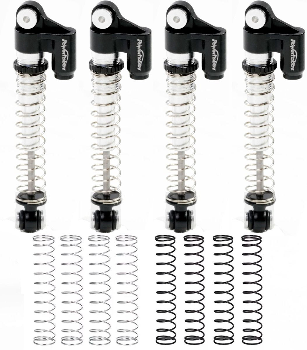 Axial SCX24 Aluminum Threaded Long Travel Shocks 48mm Micro Crawler