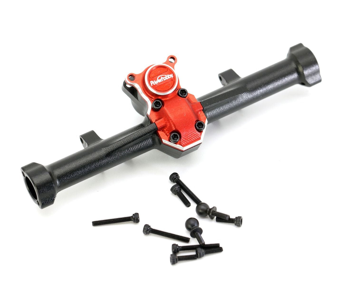 Axial SCX24 Aluminum Axle Diff Housing w/ Worm Gear Cover