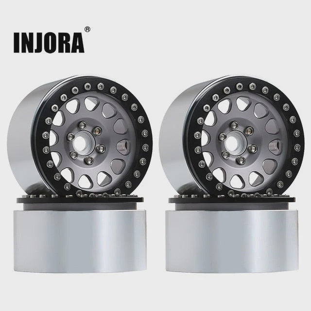 1/10 RC Crawler 2.2" Aluminum Beadlock Wheel Rims