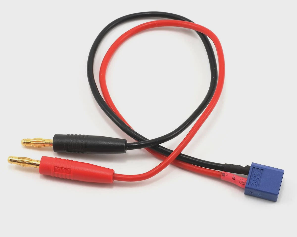 Heavy Duty XT60 Charge Lead (Male XT60 to 4mm Banana Plug)