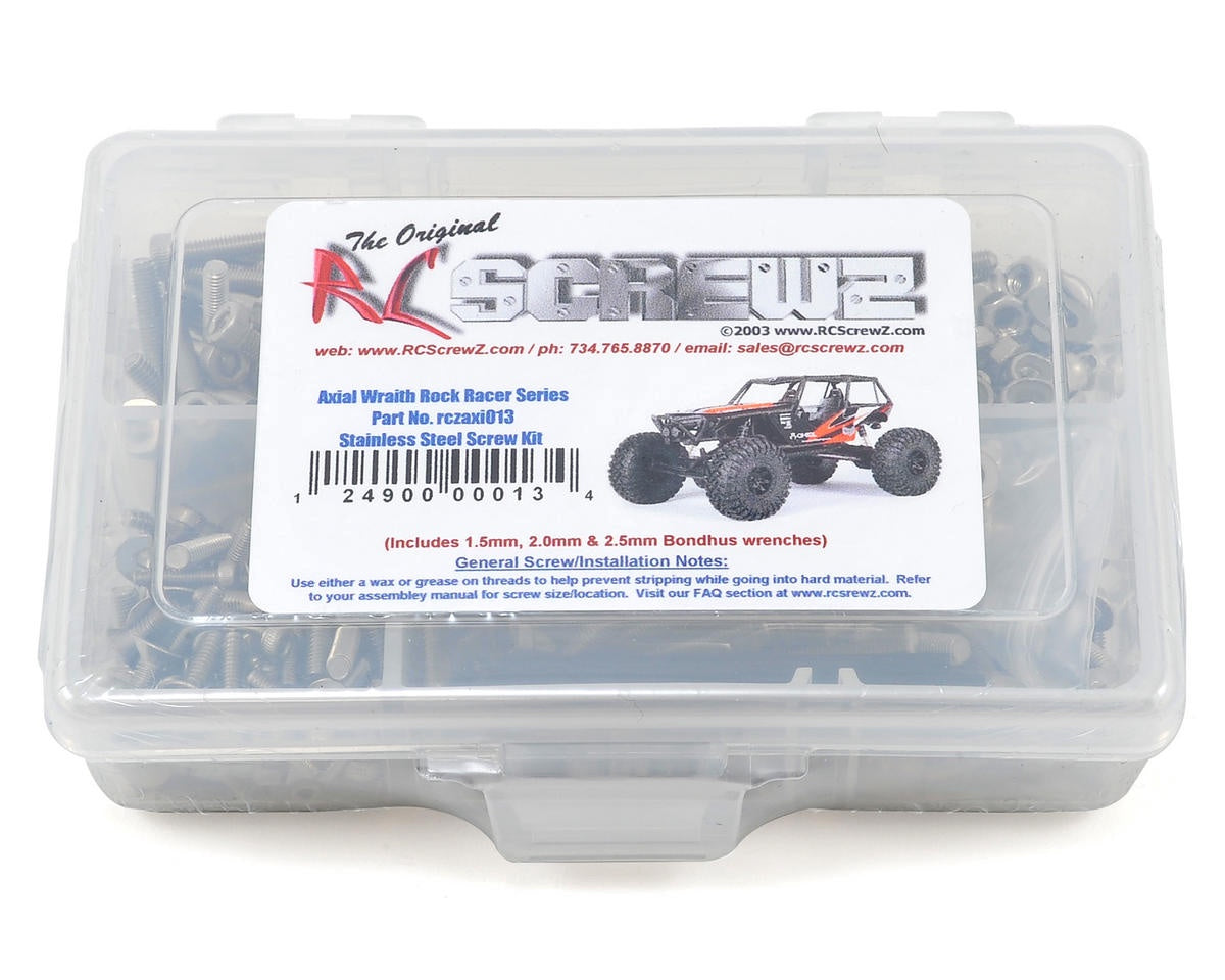 Axial Wraith Rock Racer Stainless Steel Screw Kit