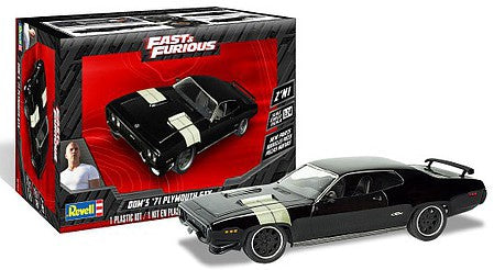 Fast & Furious Dom's 1971 Plymouth GTX (2 in 1) Plastic Model Kit