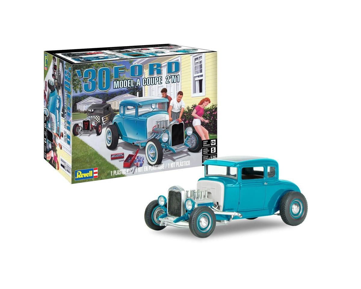 1/25 1930 Ford Model A Coupe 2N1 Model Kit