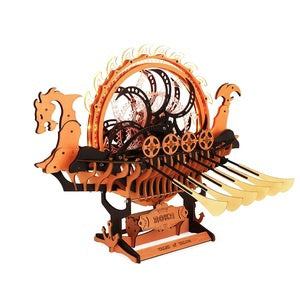 Viking Dragon Ship 3D Wooden Puzzle