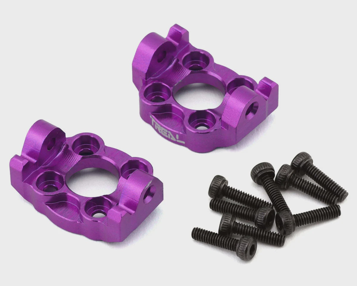 Losi Mini LMT Aluminum Front C Hub Spindle Carriers