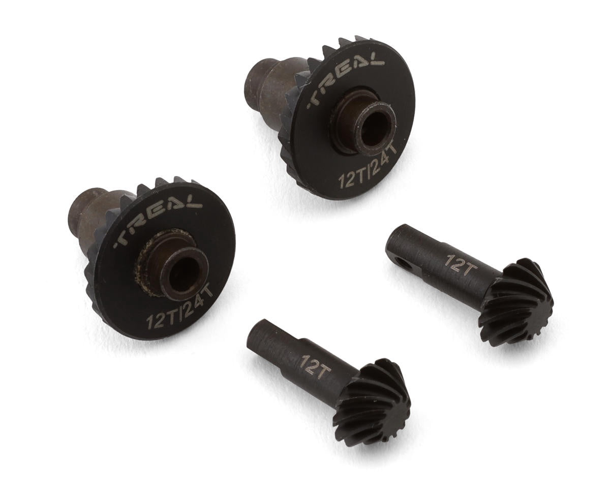 TRX-4M Hardened Steel Differential Ring & Pinion Gears (12T/24T)