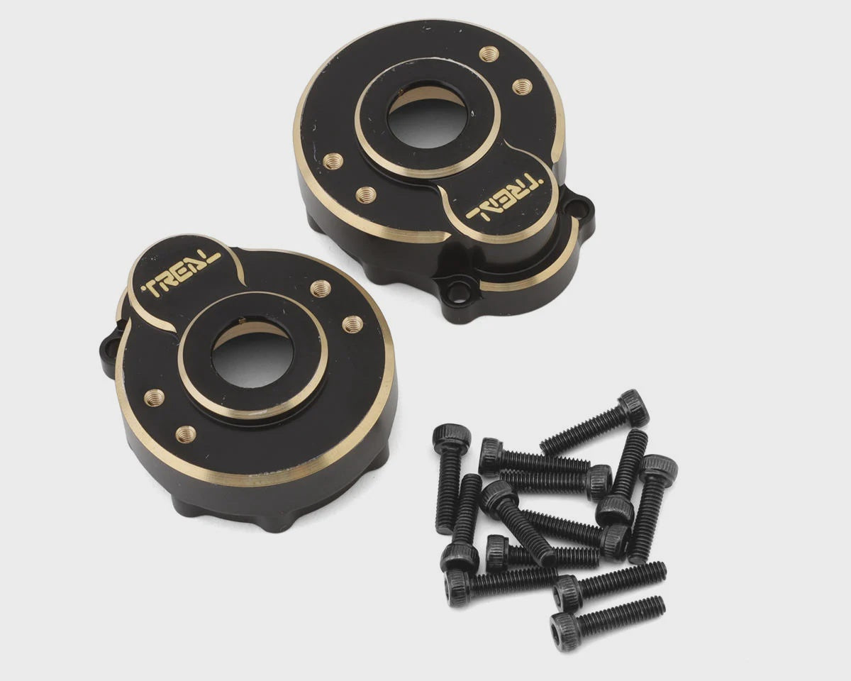 TRX-4 Heavy Brass Outer Portal Housing Covers