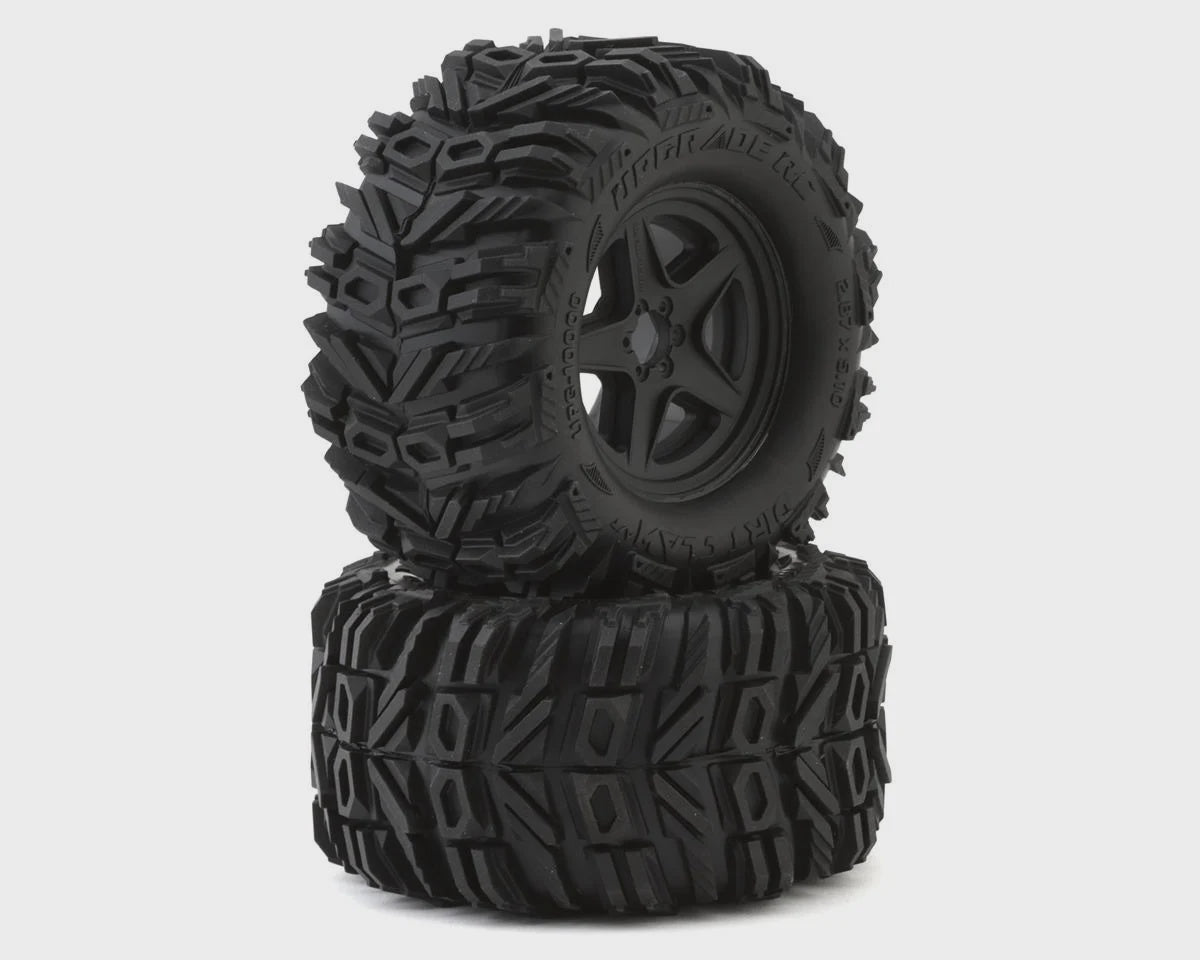 UpGrade RC 2.8" Pre-Mounted Tires w/ 5-Star Wheels