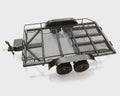 1/10 Heavy Duty Dual Axle Scale Miniature Trailer Kit (24 Inches)