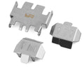 TRX-4M Stainless Steel Differential & Skid Plates Set